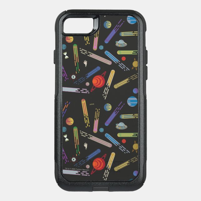 RICK AND MORTY™ | Outer Space Comet Pattern Otterbox iPhone Case (Back)