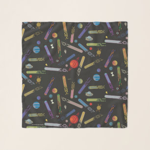 RICK AND MORTY™   Outer Space Comet Pattern Scarf