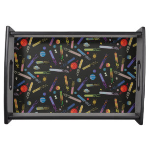 RICK AND MORTY™   Outer Space Comet Pattern Serving Tray