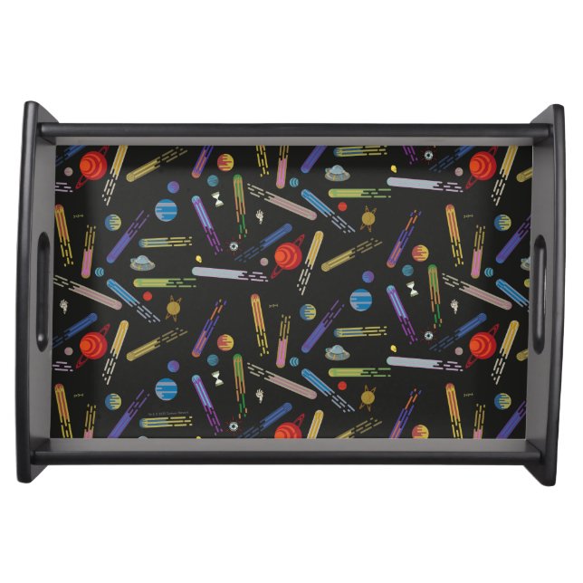 RICK AND MORTY™ | Outer Space Comet Pattern Serving Tray (Front)