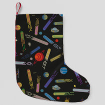 RICK AND MORTY™ | Outer Space Comet Pattern Small Christmas Stocking
