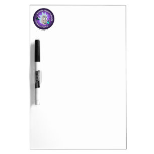 RICK AND MORTY™ Outer Space Patches Pattern Dry Erase Board
