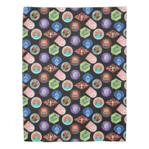 RICK AND MORTY™ Outer Space Patches Pattern Duvet Cover