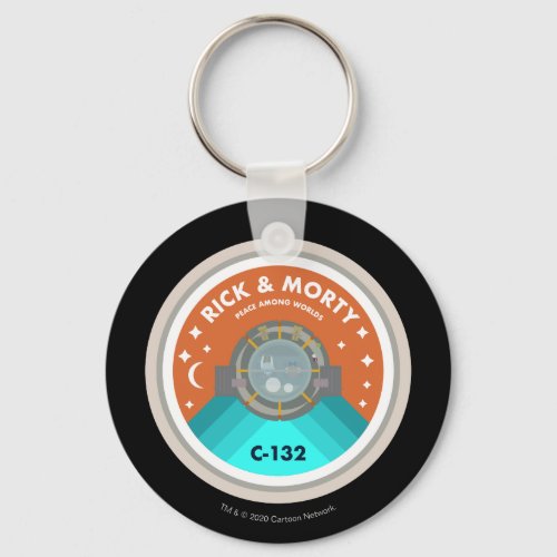 RICK AND MORTY  Outer Space Patches Pattern Keychain
