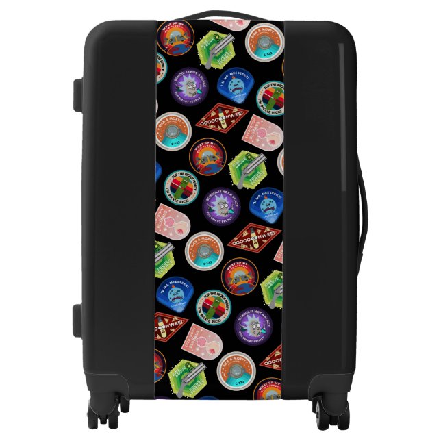 RICK AND MORTY™ | Outer Space Patches Pattern Luggage (Front)