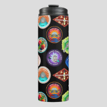 RICK AND MORTY™ | Outer Space Patches Pattern Thermal Tumbler