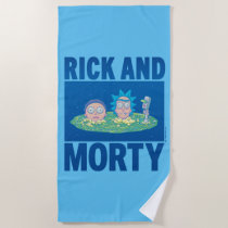 RICK AND MORTY™ | Peeking Through Portal Beach Towel