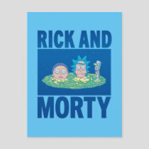 RICK AND MORTY™ | Peeking Through Portal Invitation Postcard