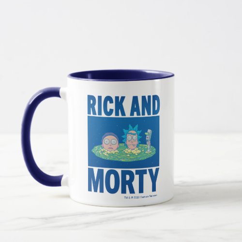 RICK AND MORTYâ  Peeking Through Portal Mug