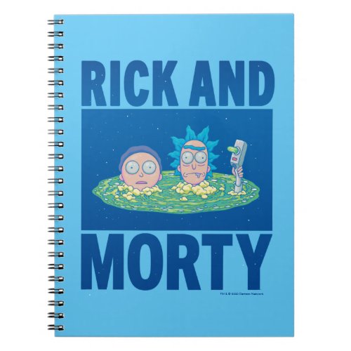 RICK AND MORTY  Peeking Through Portal Notebook