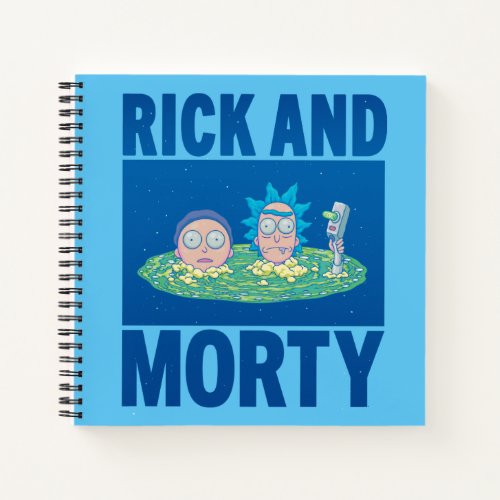 RICK AND MORTY  Peeking Through Portal Notebook