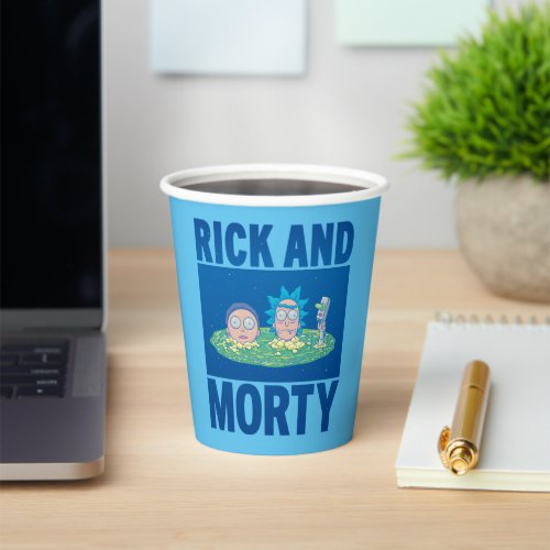 RICK AND MORTY  Peeking Through Portal Paper Cups