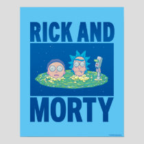 RICK AND MORTY™ | Peeking Through Portal Poster