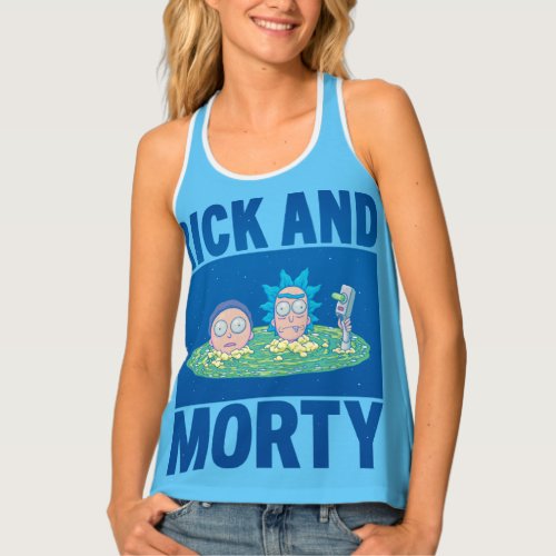 RICK AND MORTY  Peeking Through Portal Tank Top