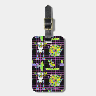 RICK AND MORTY™   Pickle Rick Portal Pattern Luggage Tag