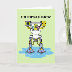 RICK AND MORTY™ Pickle Rick Toilet Mech Card