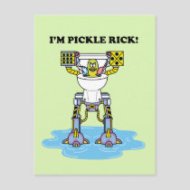 RICK AND MORTY™ | Pickle Rick Toilet Mech Invitation Postcard