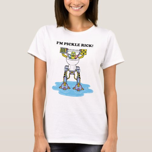 RICK AND MORTY  Pickle Rick Toilet Mech T_Shirt