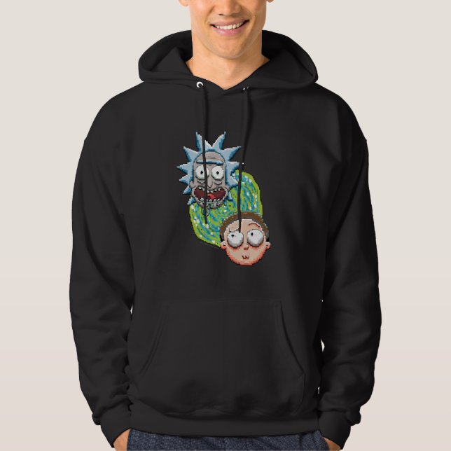RICK AND MORTY™ | Pixelverse Portal Graphic Hoodie (Front)