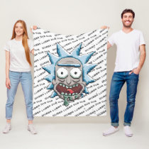 RICK AND MORTY™ | Pixelverse Rick Drooling Head Fleece Blanket