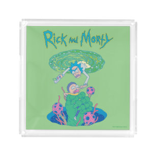 RICK AND MORTY™ Portal Rescue Acrylic Tray