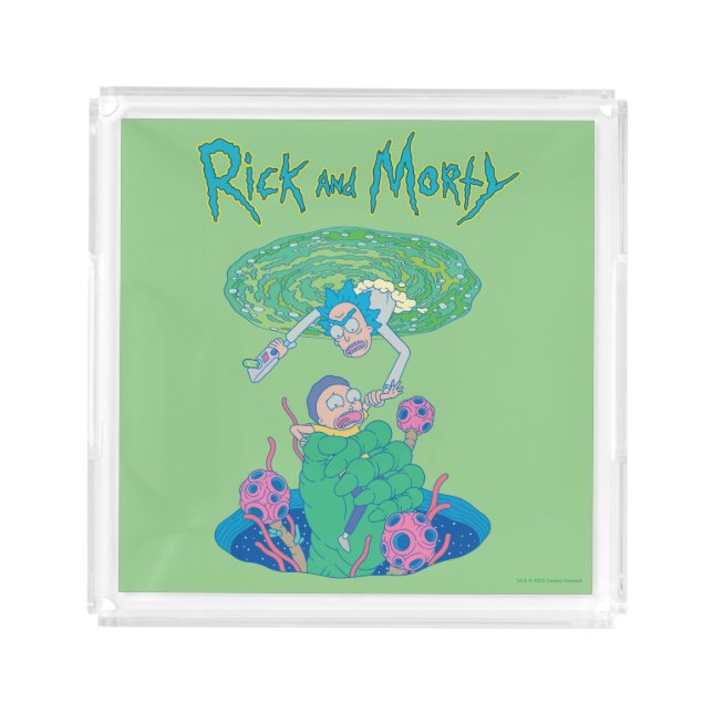 RICK AND MORTY™ | Portal Rescue Acrylic Tray (Front)