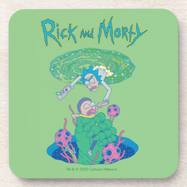 RICK AND MORTY™ | Portal Rescue Beverage Coaster (Front)