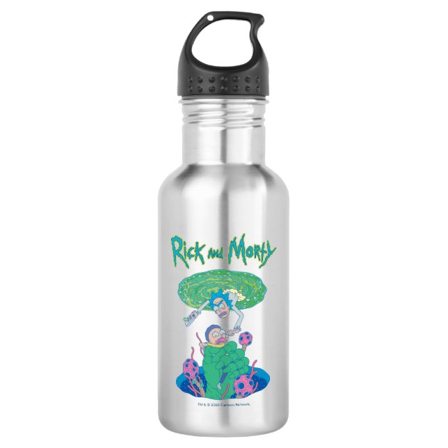 RICK AND MORTY™ | Portal Rescue Stainless Steel Water Bottle (Front)