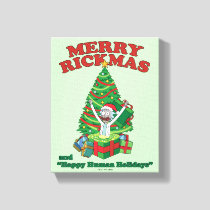 Rick and Morty | Portal Rick Merry Rickmas Canvas Print