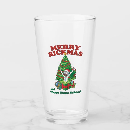 Rick and Morty  Portal Rick Merry Rickmas Glass