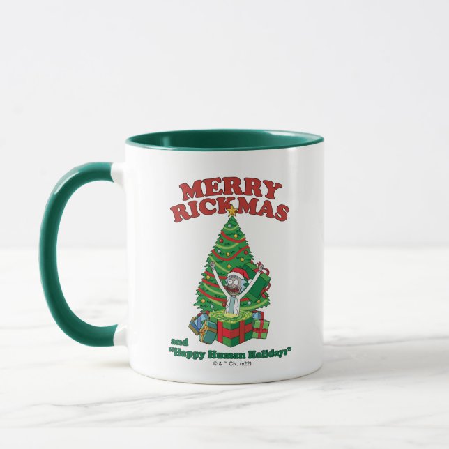 Rick and Morty | Portal Rick Merry Rickmas Mug (Left)