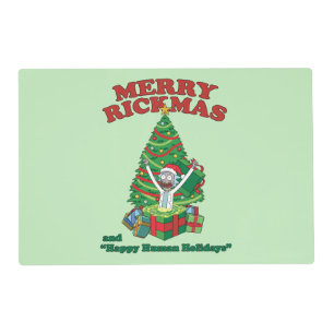 Rick and Morty Portal Rick Merry Rickmas Placemat