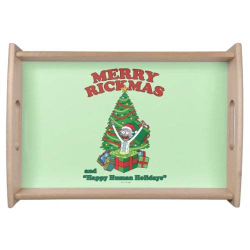 Rick and Morty  Portal Rick Merry Rickmas Serving Tray