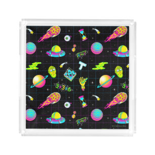 RICK AND MORTY™ Psychedelic Season 3 Pattern Acrylic Tray