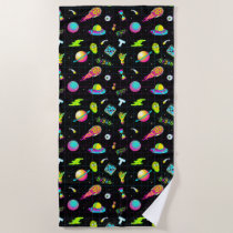 RICK AND MORTY™ | Psychedelic Season 3 Pattern Beach Towel