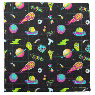 RICK AND MORTY™   Psychedelic Season 3 Pattern Cloth Napkin
