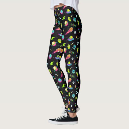 RICK AND MORTY  Psychedelic Season 3 Pattern Leggings