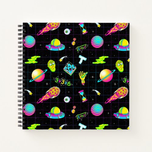 RICK AND MORTY  Psychedelic Season 3 Pattern Notebook