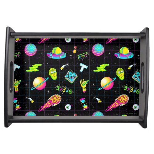 RICK AND MORTY  Psychedelic Season 3 Pattern Serving Tray
