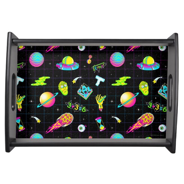 RICK AND MORTY™ | Psychedelic Season 3 Pattern Serving Tray (Front)
