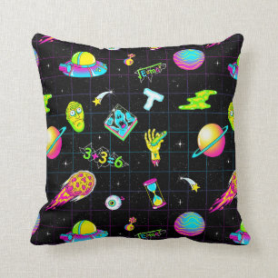 RICK AND MORTY™   Psychedelic Season 3 Pattern Throw Pillow