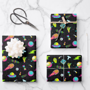 RICK AND MORTY™   Psychedelic Season 3 Pattern Wrapping Paper Sheets