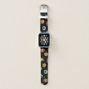 RICK AND MORTY™ Psychedelic Swirl Pattern Apple Watch Band