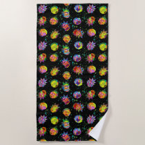 RICK AND MORTY™ | Psychedelic Swirl Pattern Beach Towel