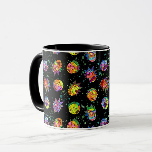RICK AND MORTY™ | Psychedelic Swirl Pattern Mug (Front Left)