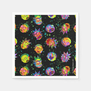 RICK AND MORTY™   Psychedelic Swirl Pattern Napkins