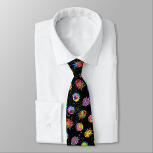RICK AND MORTY™ Psychedelic Swirl Pattern Neck Tie