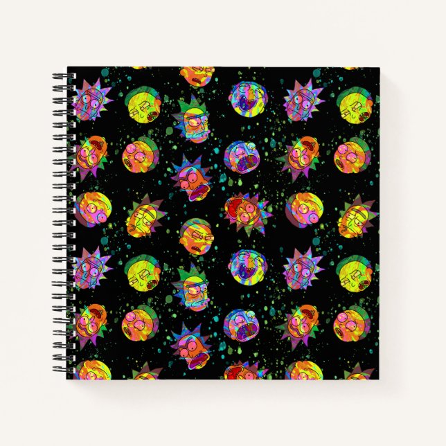 RICK AND MORTY™ | Psychedelic Swirl Pattern Notebook (Front)
