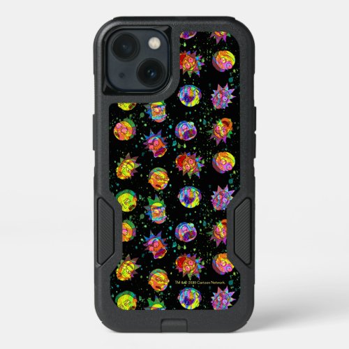 RICK AND MORTY  Psychedelic Swirl Pattern iPhone 13 Case