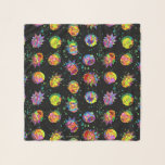 RICK AND MORTY™ | Psychedelic Swirl Pattern Scarf<br><div class="desc">Check out this pattern of psychedelic rainbow swirl Rick and Morty heads!</div>